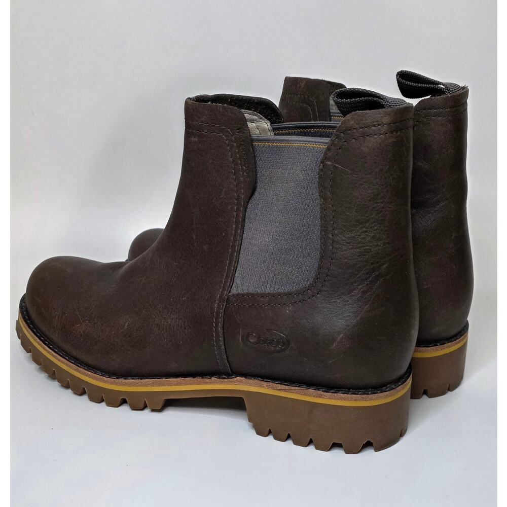 Chaco Fields Women's Chelsea Brown Lug-sole Ankle Boots Size 7 - Picture 5 of 8